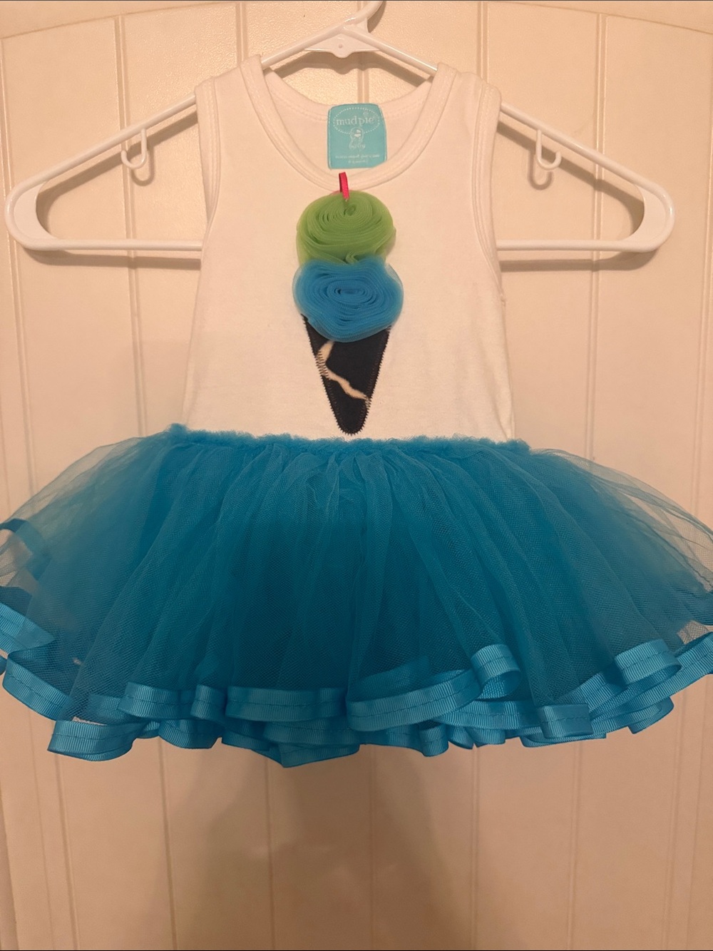 Mud Pie Tutu Dress with Ice Cream Cone
